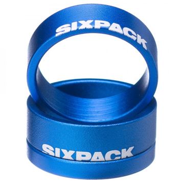 Picture of SIXPACK MENACE SPACER SET - 1 1/8 INCH - BLUE